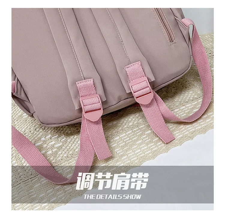 Fashion Girls Backpack New Large Capacity Korean Style Women Backpacks Cute Student School Backpack Versatile Women's Bag