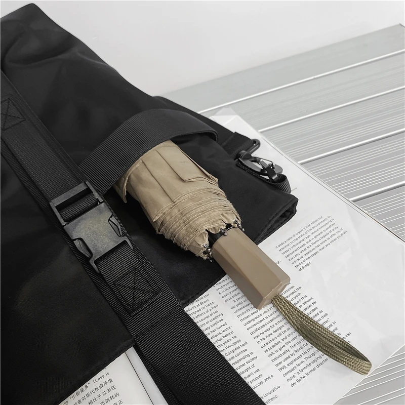HOCODO Waterproof Women Travel Handbag Large Capacity Ladies Messenger Bag Solid Color Female Crossbody Nylon Shoulder Bag Women