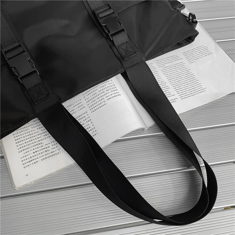 HOCODO Waterproof Women Travel Handbag Large Capacity Ladies Messenger Bag Solid Color Female Crossbody Nylon Shoulder Bag Women