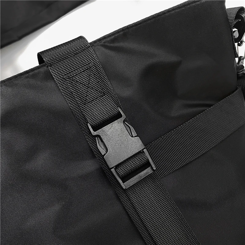 HOCODO Waterproof Women Travel Handbag Large Capacity Ladies Messenger Bag Solid Color Female Crossbody Nylon Shoulder Bag Women