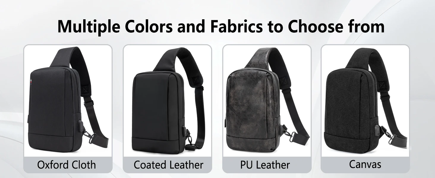 Sling Bag Crossbody Bags Men with USB Charging Port Small Messenger Bag Cross Body Shoulder Bag Sling Backpack Women
