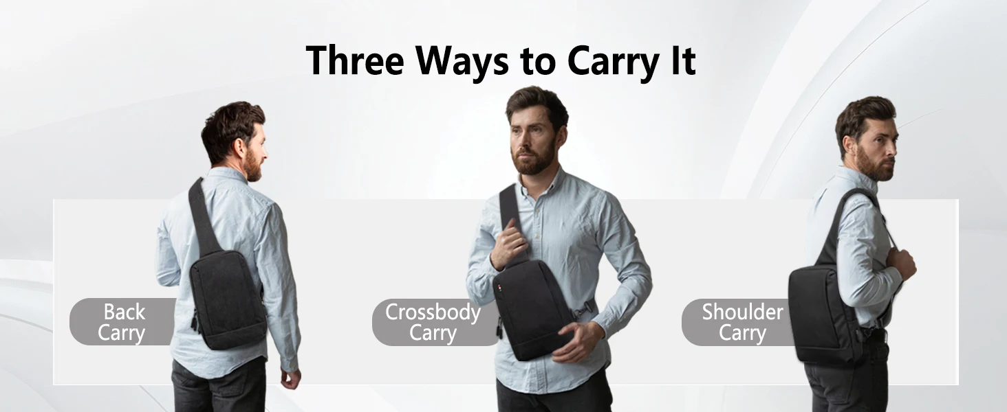 Sling Bag Crossbody Bags Men with USB Charging Port Small Messenger Bag Cross Body Shoulder Bag Sling Backpack Women