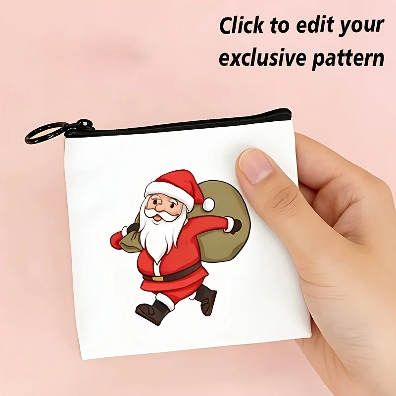 10-pack, DIY Customizable Coin Purse with Your Logo/Image – Women's Purse, Unisex Purse, Girls' Purse