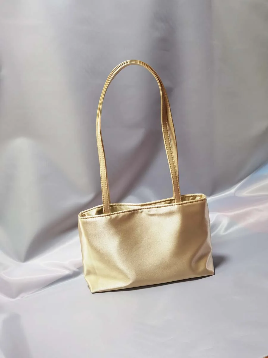 Luxury Shoulder Bags Silk Women's Handbag Square Underarm Bag Ins Famous Brand Commuter Bag Contrasting Color Macaron Totes