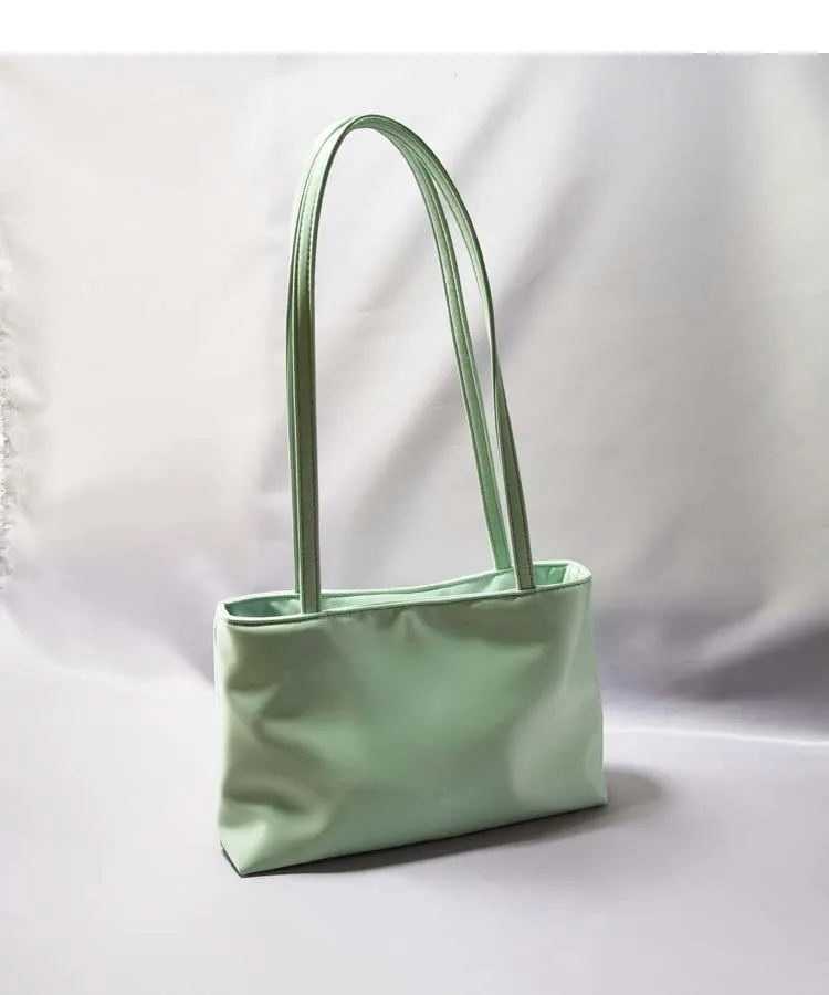Luxury Shoulder Bags Silk Women's Handbag Square Underarm Bag Ins Famous Brand Commuter Bag Contrasting Color Macaron Totes