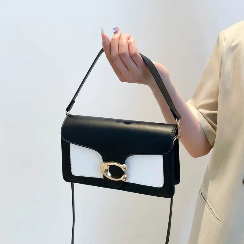 New Niche Women's 2026 Textured Solid Color Simple Stylish Unique Small Square Commuting Shoulder Bag For Women