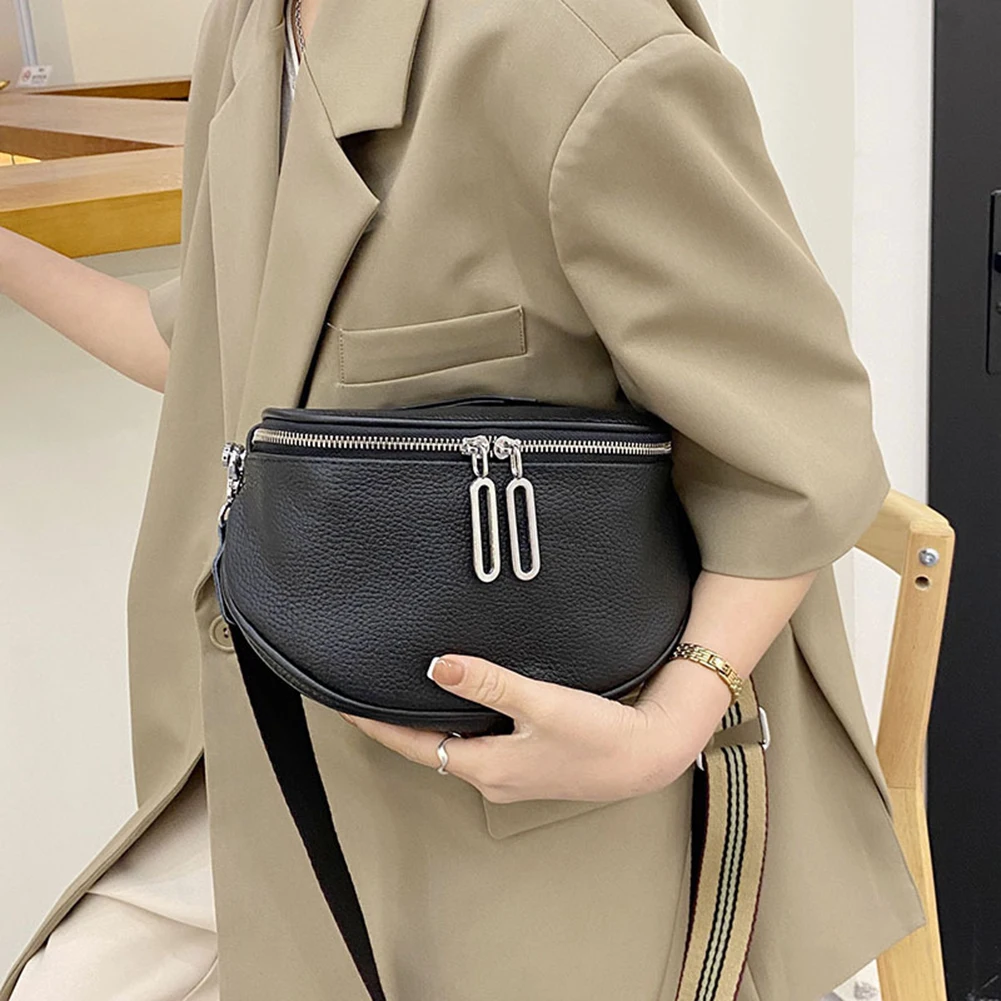 Fashionable Messenger Bag Large Capacity Portable Nicely Made Chest Bag Shoulder Bag  For Women Birthday Gift