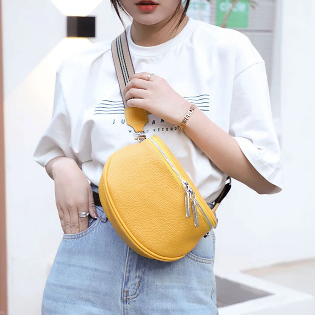 Fashionable Messenger Bag Large Capacity Portable Nicely Made Chest Bag Shoulder Bag  For Women Birthday Gift