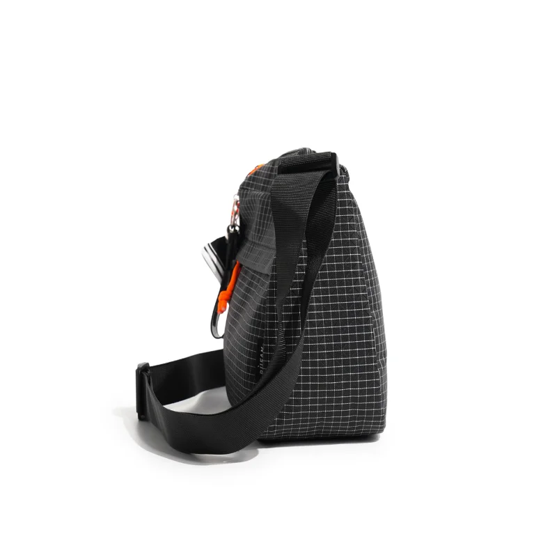 Crossbody Bag Unisex Japanese Korean Simple Waterproof Small Square Lightweight Daily Outdoor Travel Phone Shoulder Bag