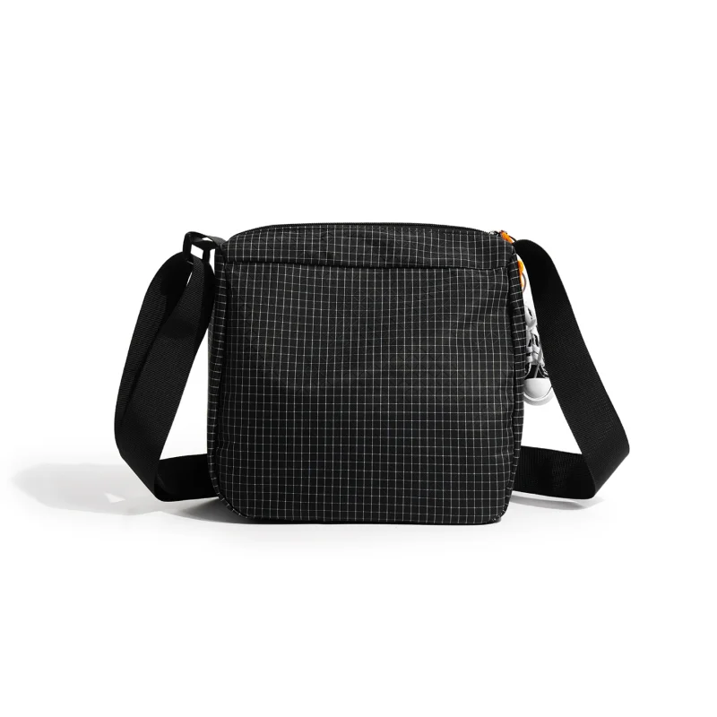 Crossbody Bag Unisex Japanese Korean Simple Waterproof Small Square Lightweight Daily Outdoor Travel Phone Shoulder Bag