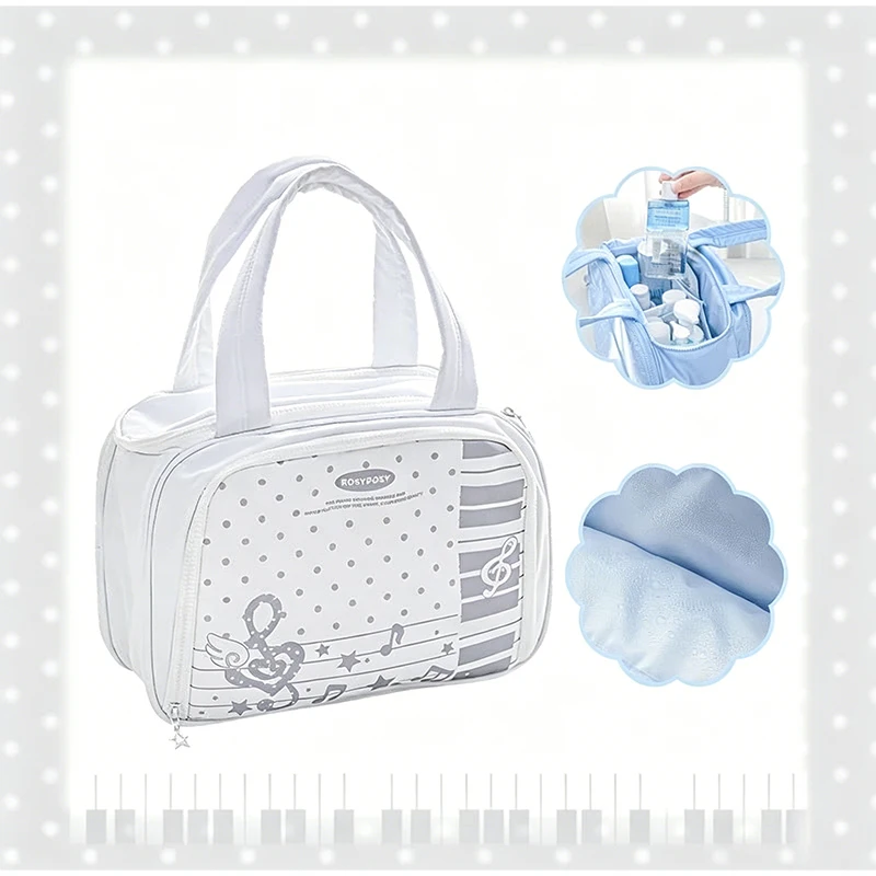 Large Capacity Women Makeup Bag Organizer Portable Travel Toiletry Case Stand Up Cosmetic Storage Pouch Waterproof Vanity Bag