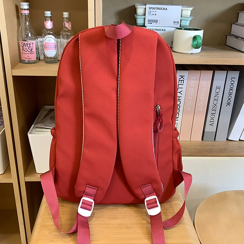 New Women Backpack Unisex College Student Schoolbags For Teenage Girls Large Capacity Laptop Backpack Leisure Travel Backpack