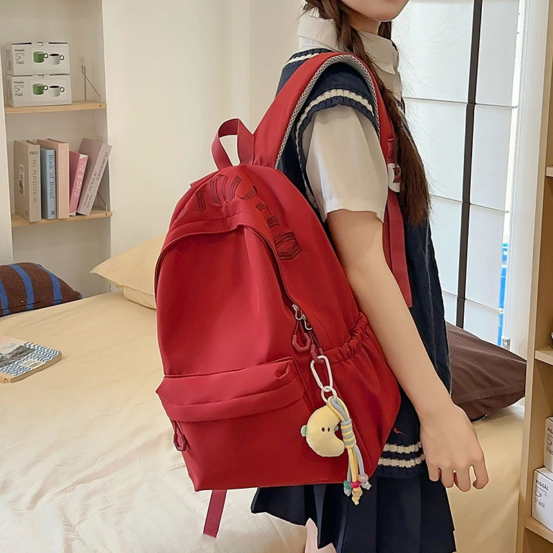 New Women Backpack Unisex College Student Schoolbags For Teenage Girls Large Capacity Laptop Backpack Leisure Travel Backpack