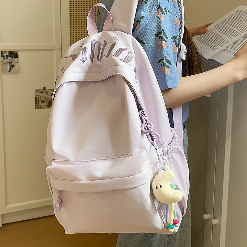 New Women Backpack Unisex College Student Schoolbags For Teenage Girls Large Capacity Laptop Backpack Leisure Travel Backpack