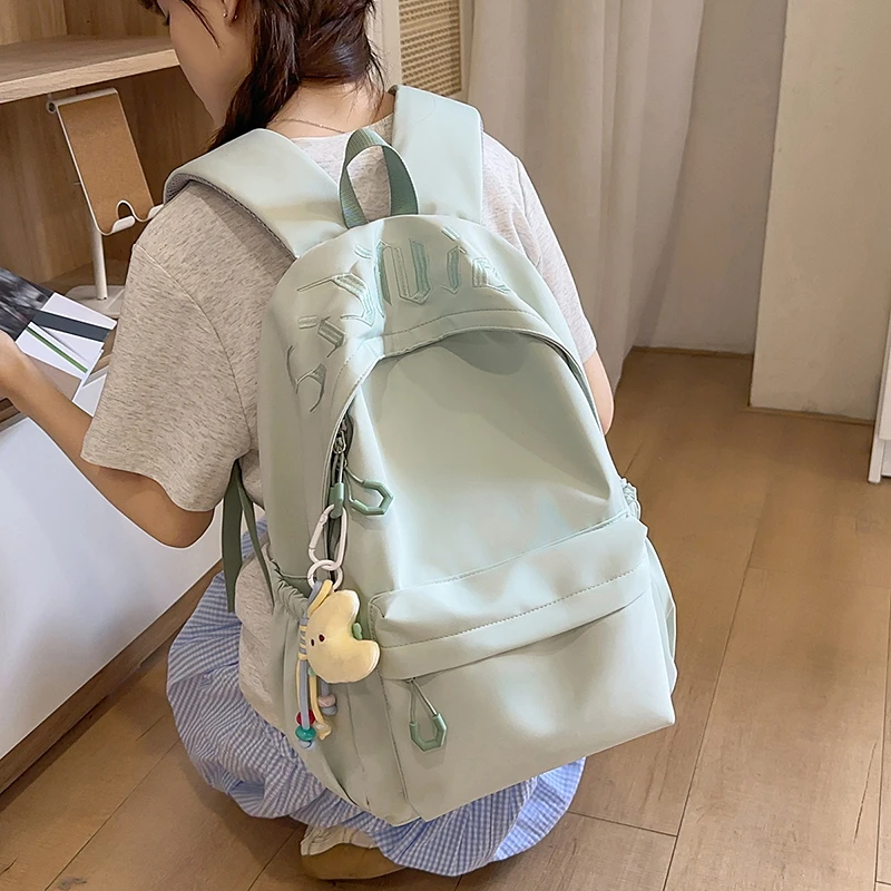 New Women Backpack Unisex College Student Schoolbags For Teenage Girls Large Capacity Laptop Backpack Leisure Travel Backpack