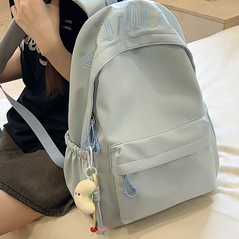 New Women Backpack Unisex College Student Schoolbags For Teenage Girls Large Capacity Laptop Backpack Leisure Travel Backpack