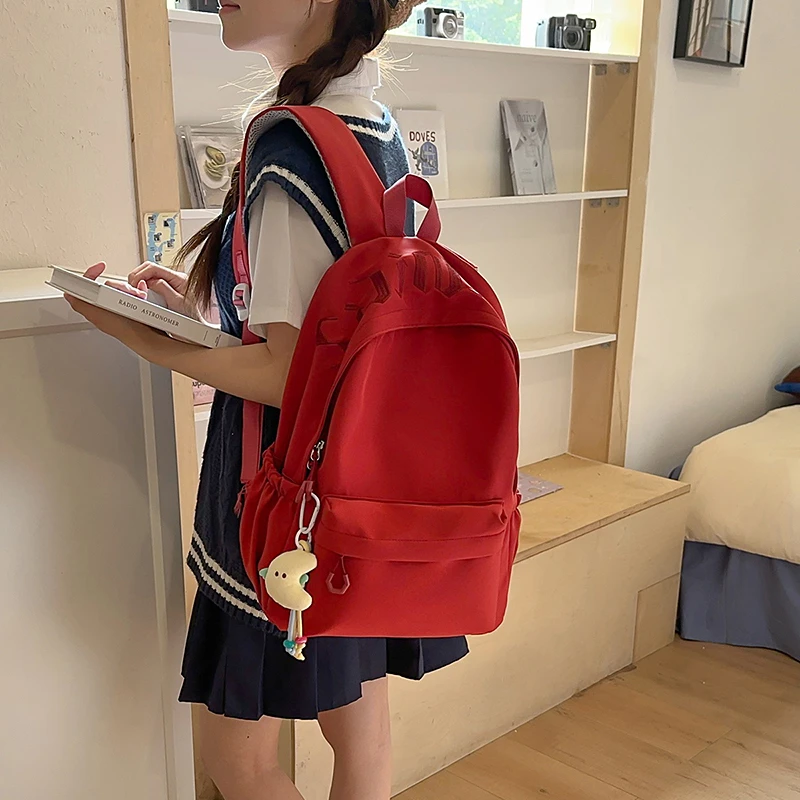 New Women Backpack Unisex College Student Schoolbags For Teenage Girls Large Capacity Laptop Backpack Leisure Travel Backpack