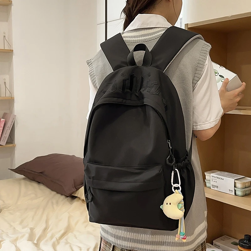 New Women Backpack Unisex College Student Schoolbags For Teenage Girls Large Capacity Laptop Backpack Leisure Travel Backpack