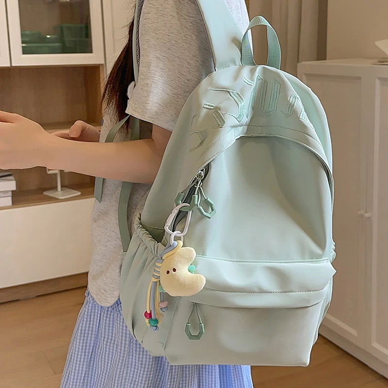 New Women Backpack Unisex College Student Schoolbags For Teenage Girls Large Capacity Laptop Backpack Leisure Travel Backpack