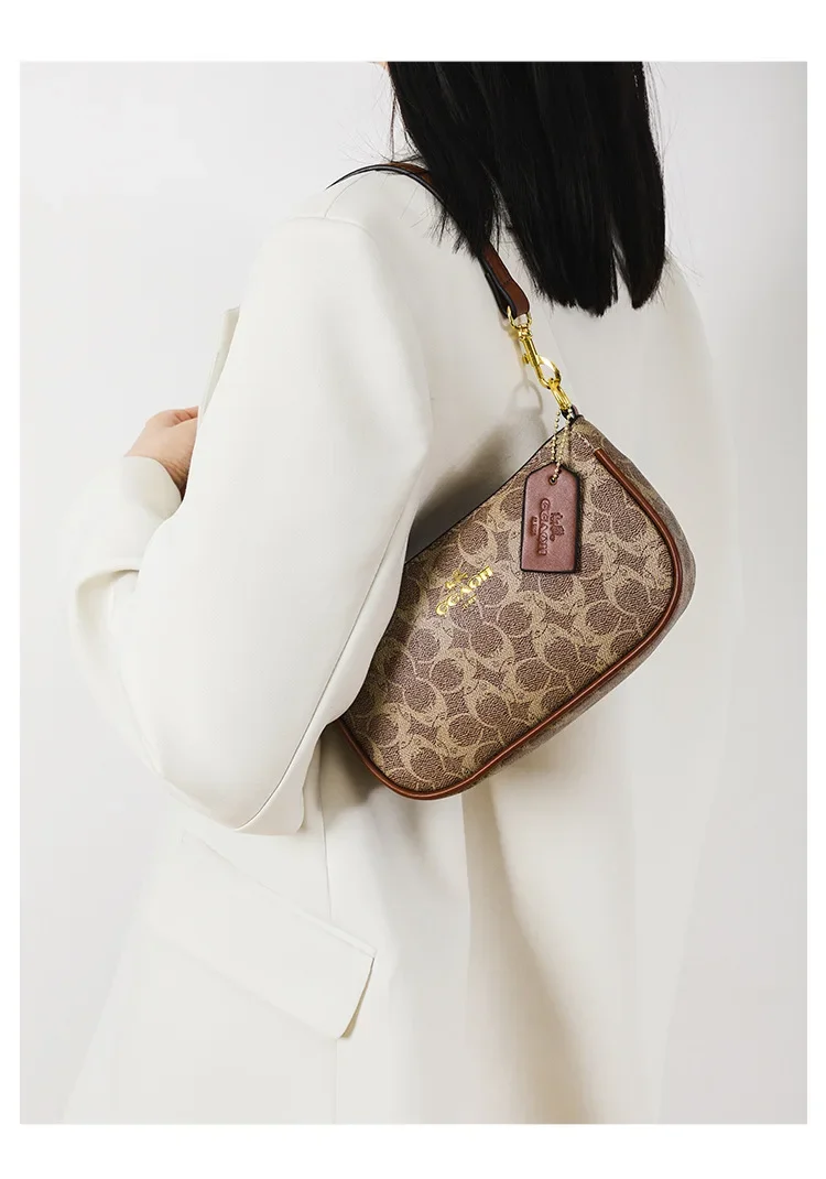 2026Vintage Elegant Women Underarm Crossbody Bag High Grade Leather Designer Shoulder Handbag For Ladies