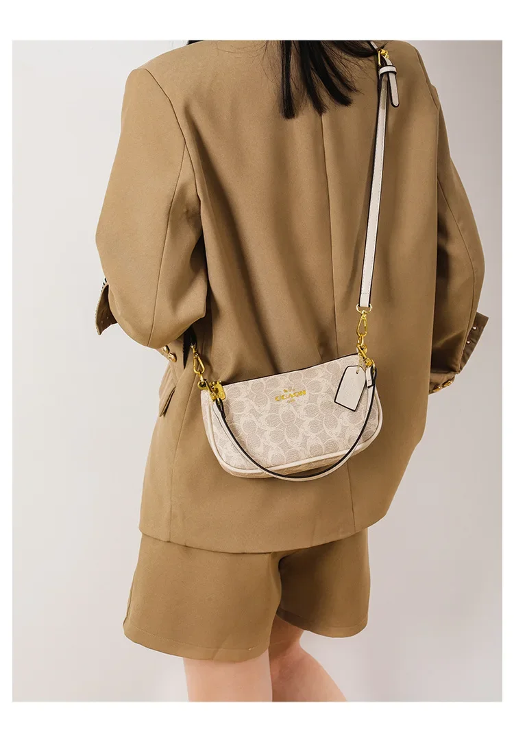 2026Vintage Elegant Women Underarm Crossbody Bag High Grade Leather Designer Shoulder Handbag For Ladies