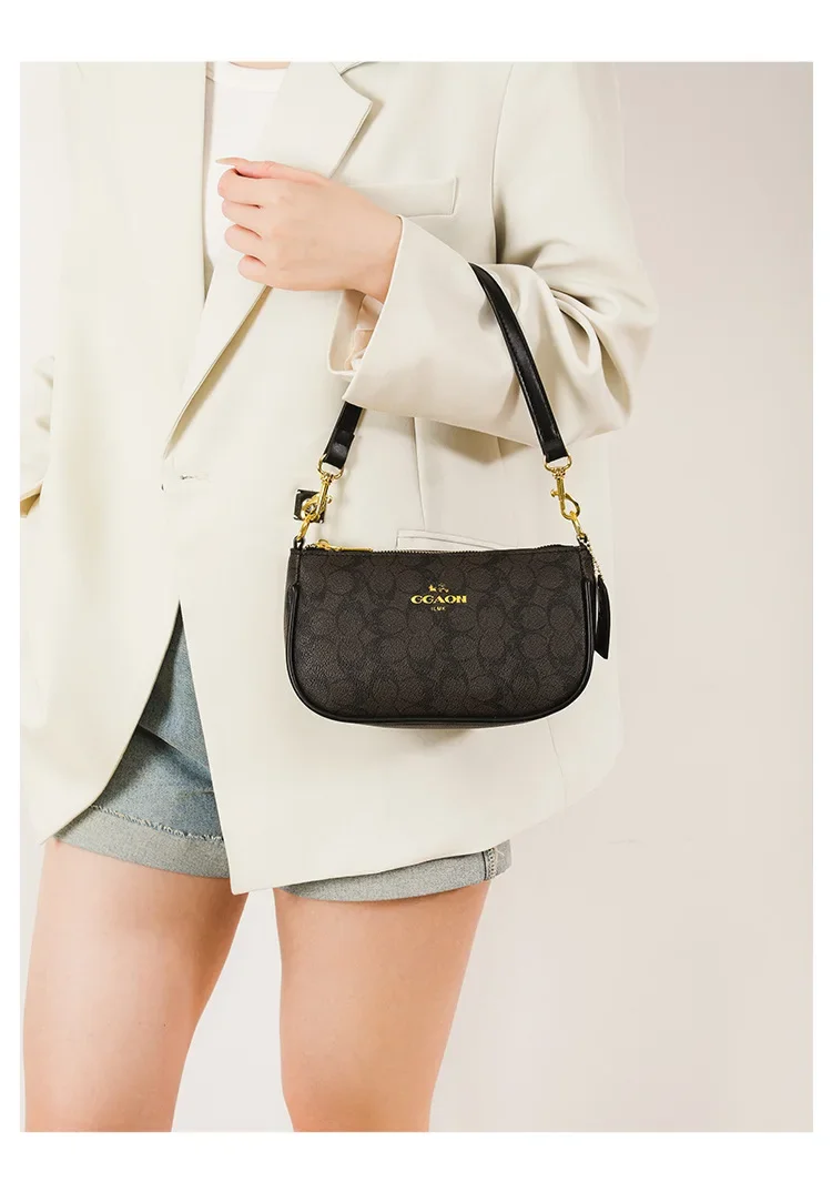 2026Vintage Elegant Women Underarm Crossbody Bag High Grade Leather Designer Shoulder Handbag For Ladies