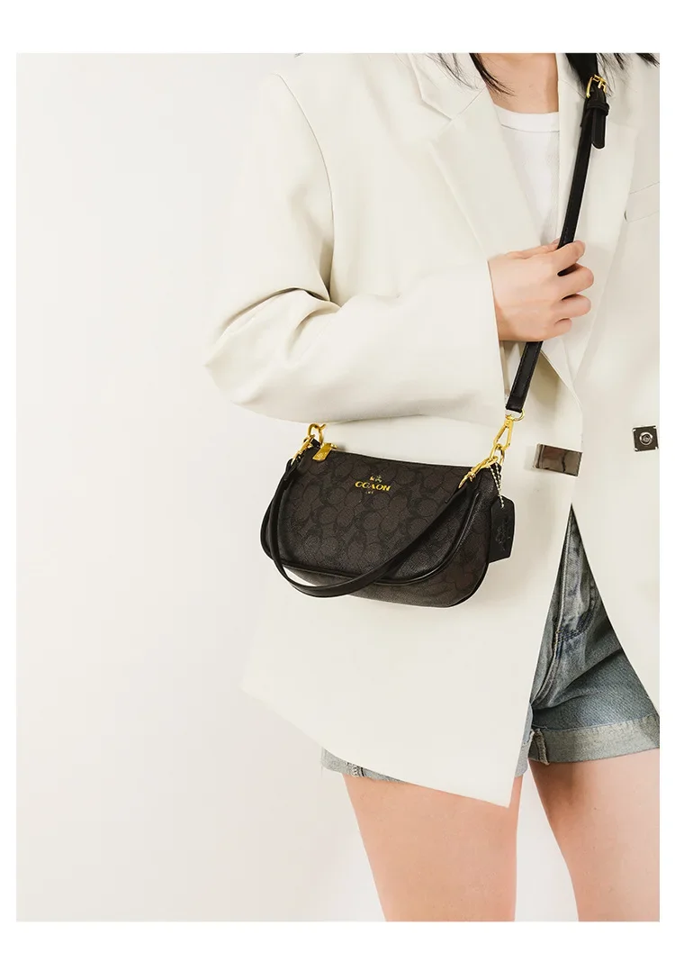 2026Vintage Elegant Women Underarm Crossbody Bag High Grade Leather Designer Shoulder Handbag For Ladies