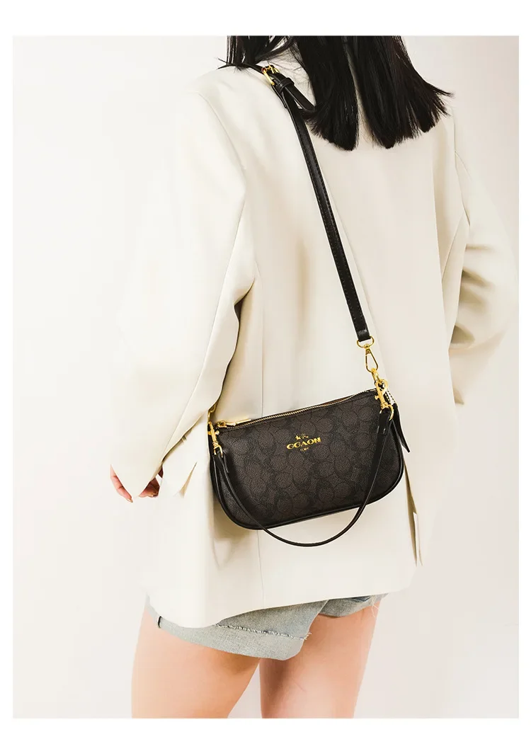 2026Vintage Elegant Women Underarm Crossbody Bag High Grade Leather Designer Shoulder Handbag For Ladies