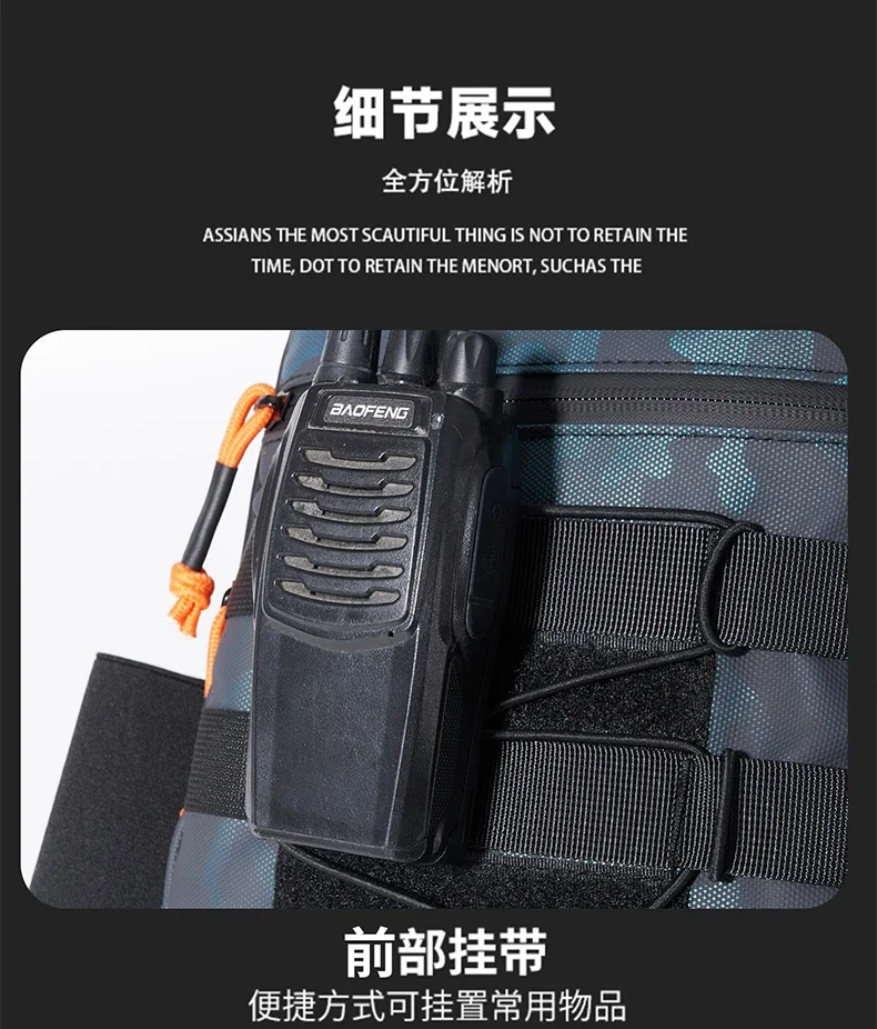 Fishing Lure Tackle Backpack With Rod Holder High Quality Mountaineering Bag Outdoor Tactical Backpacks Waterproof Trekking Bag