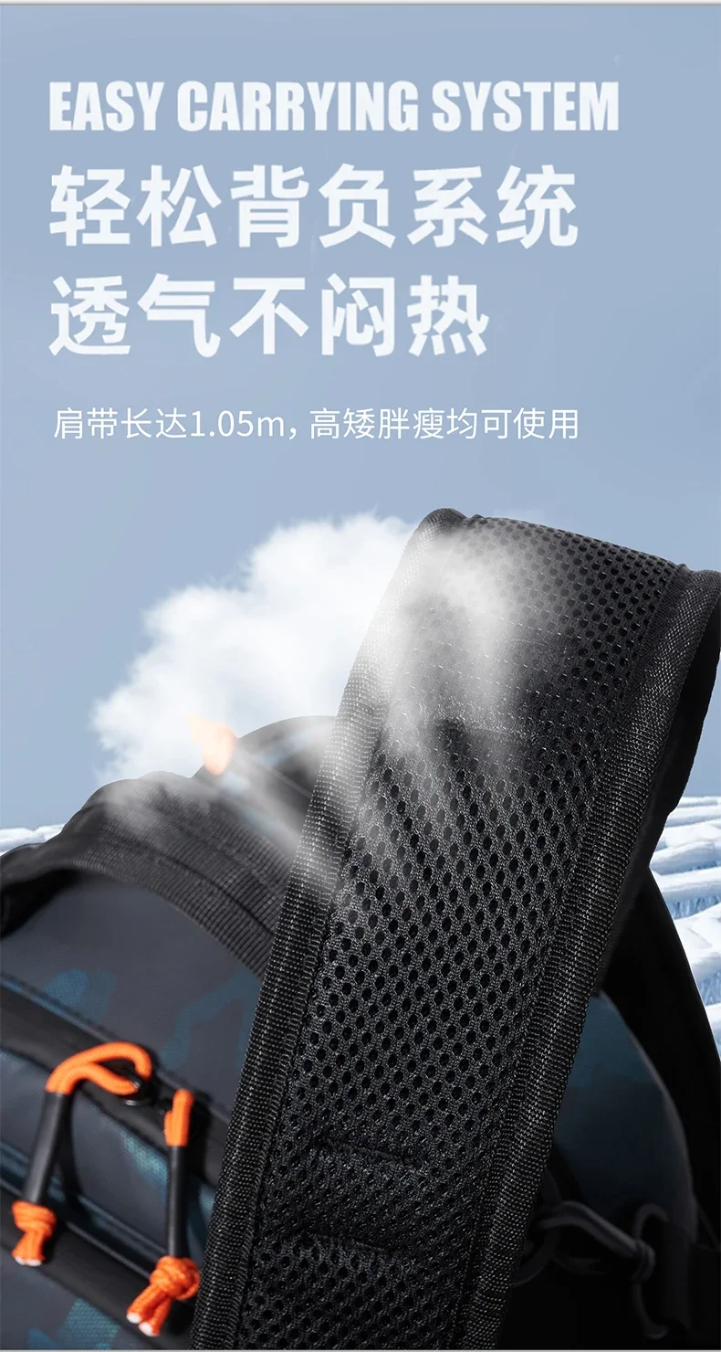 Fishing Lure Tackle Backpack With Rod Holder High Quality Mountaineering Bag Outdoor Tactical Backpacks Waterproof Trekking Bag
