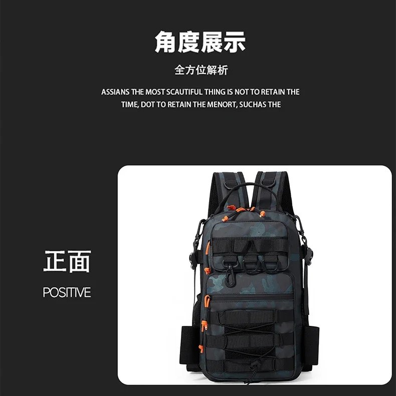 Fishing Lure Tackle Backpack With Rod Holder High Quality Mountaineering Bag Outdoor Tactical Backpacks Waterproof Trekking Bag