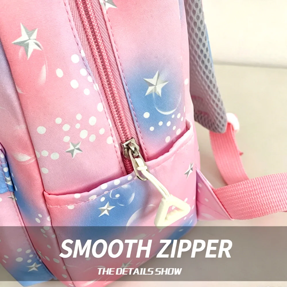 Rose Red 10-Inch Lightweight Backpack Rumi Mira Zoey Saja School Bag for Boys And Girls Moch