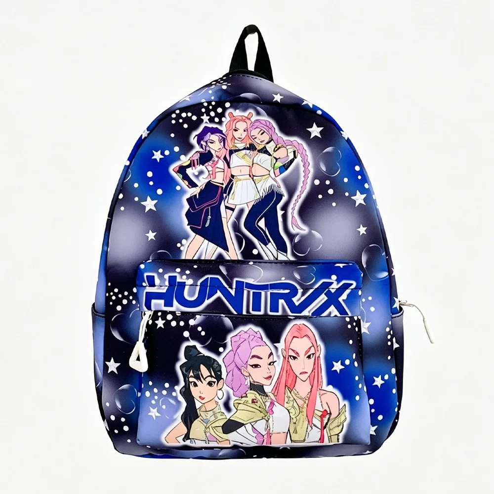 Rose Red 10-Inch Lightweight Backpack Rumi Mira Zoey Saja School Bag for Boys And Girls Moch