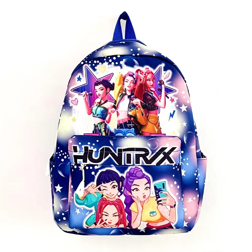 Rose Red 10-Inch Lightweight Backpack Rumi Mira Zoey Saja School Bag for Boys And Girls Moch
