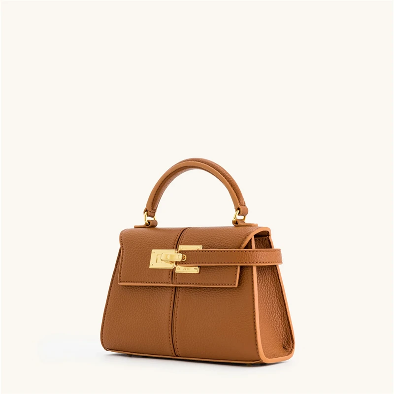 JW PEI Elise Women's Handbag: Mini / Large Square Crossbody Purse - Designer Burgundy Vegan Leather Shoulder Bag