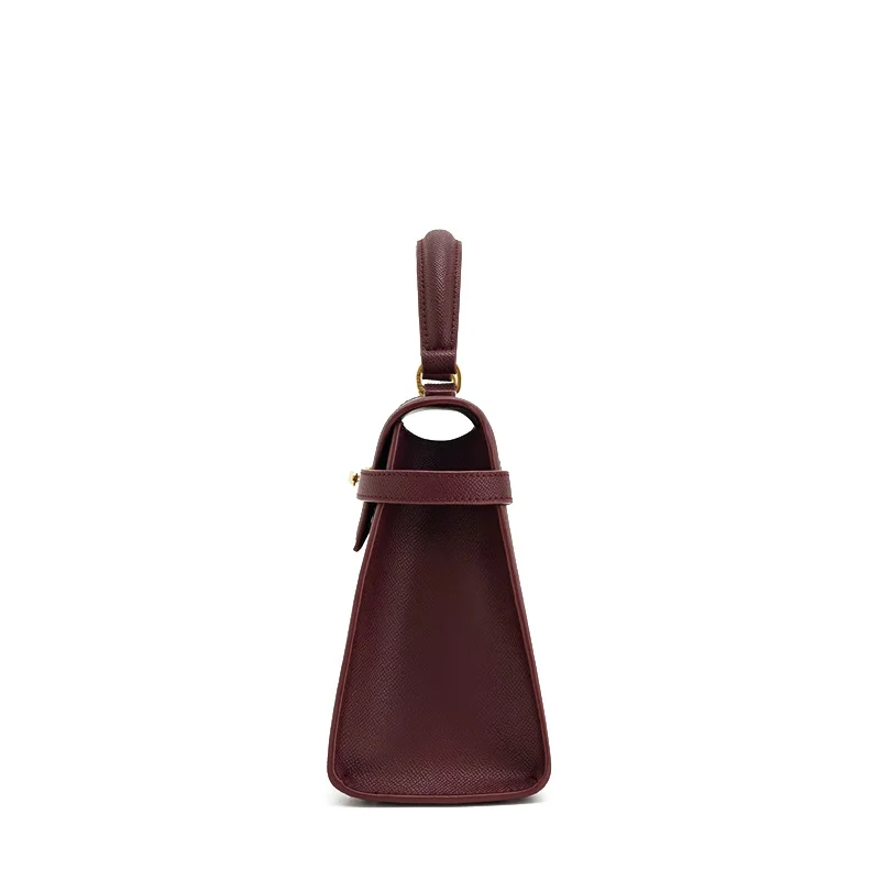 JW PEI Elise Women's Handbag: Mini / Large Square Crossbody Purse - Designer Burgundy Vegan Leather Shoulder Bag