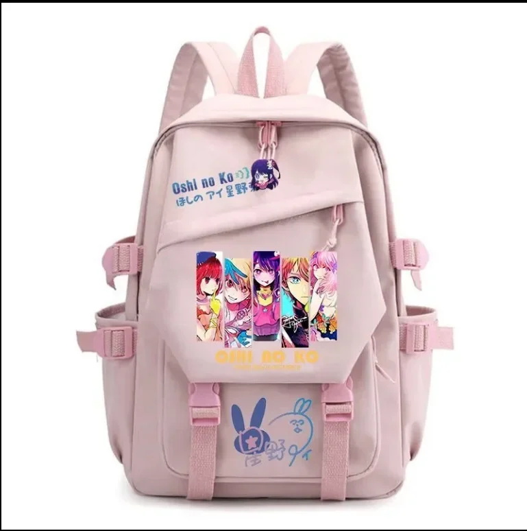 OSHI NO KO Backpack The Child I Recommended Anime Mochila Student School Bag Girls Gift Cute Daily Travel Rucksack