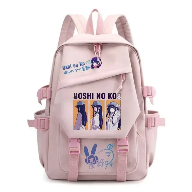OSHI NO KO Backpack The Child I Recommended Anime Mochila Student School Bag Girls Gift Cute Daily Travel Rucksack