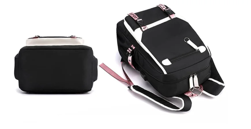 New Katseye Backpack 3pcs Set High Quality Zipper Rucksack Women Men Casual Mochilas College Student School Bag for Teenager