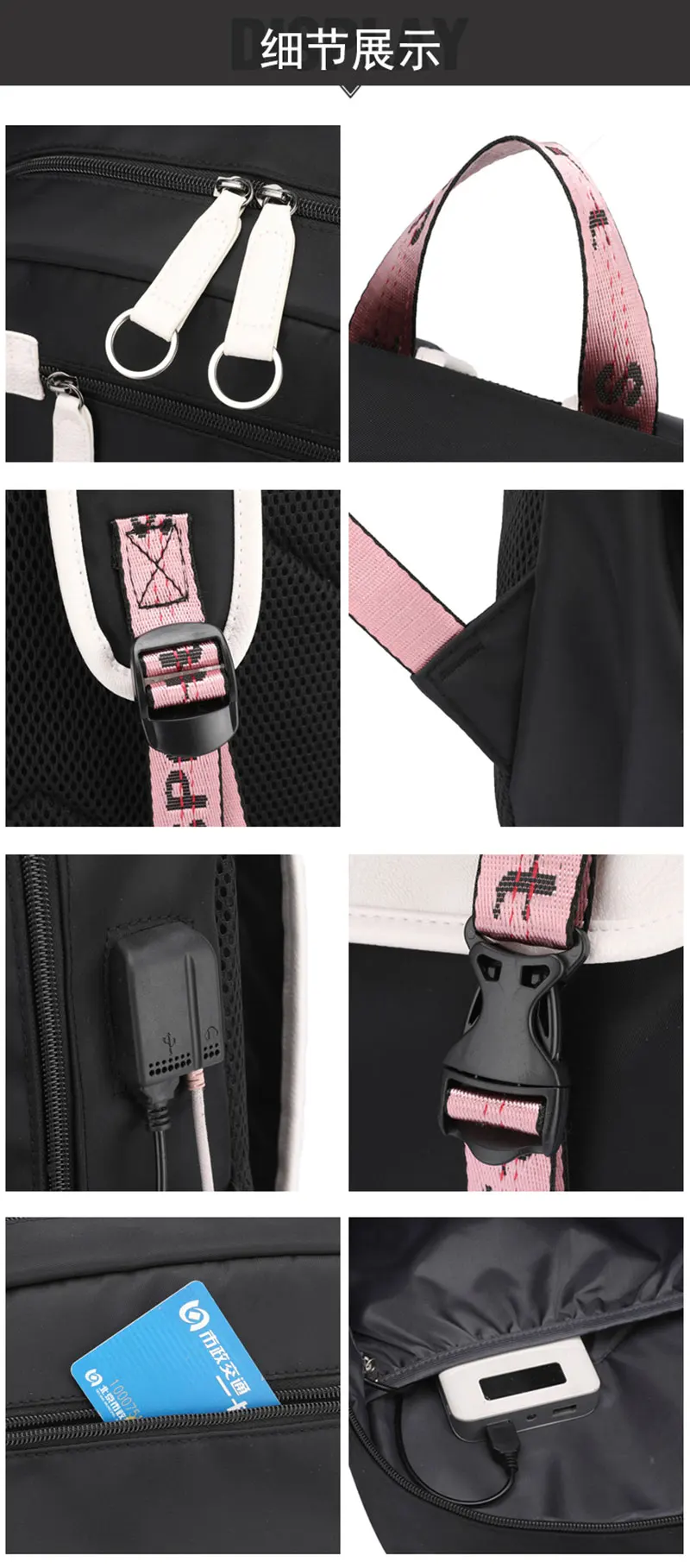 New Katseye Backpack 3pcs Set High Quality Zipper Rucksack Women Men Casual Mochilas College Student School Bag for Teenager
