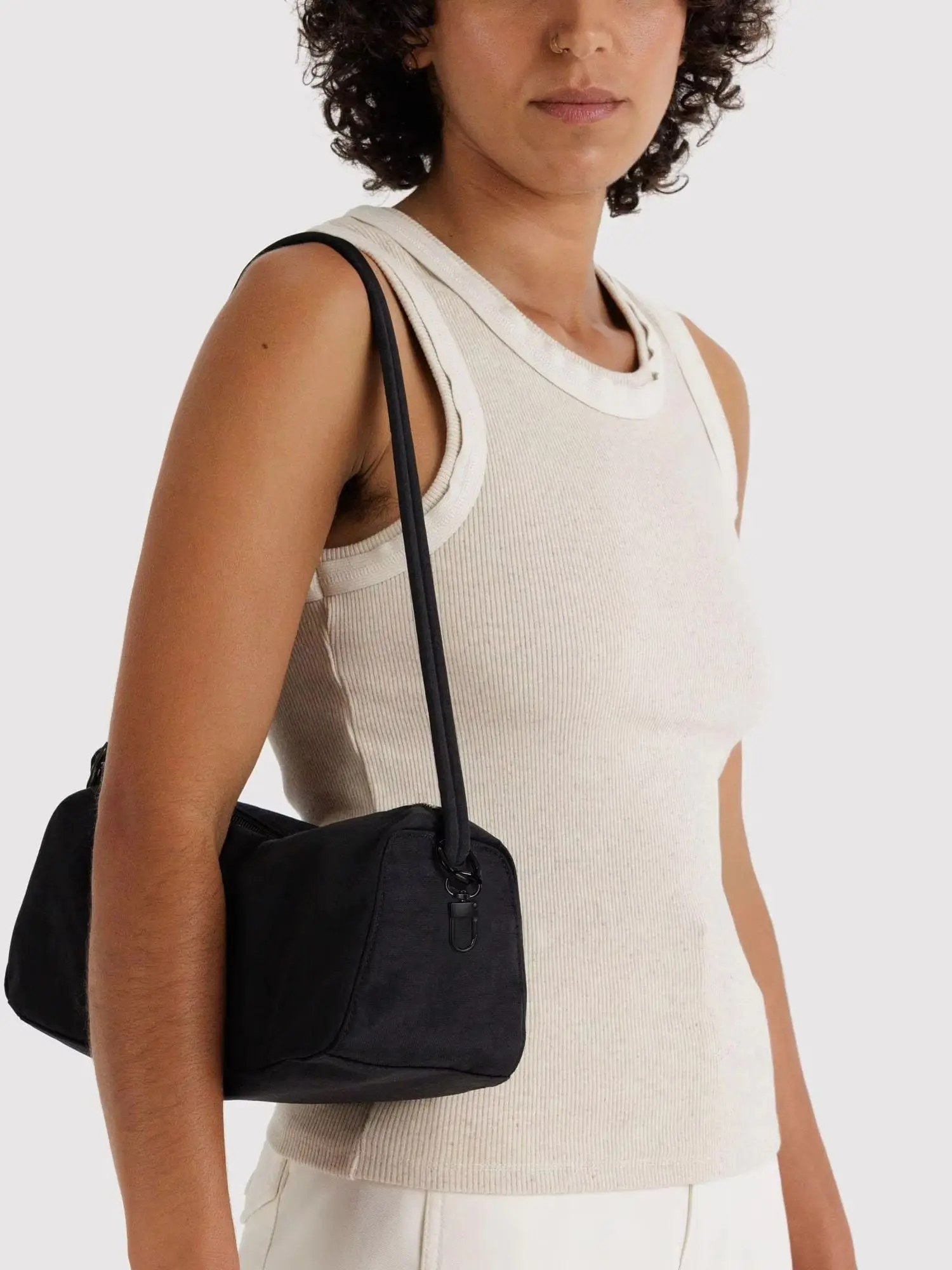 Nylon Mini Loaf Bag Fashion Large Capacity Women Nylon Bowler Bag Trendy Commuting Shoulder Bags Shopping Crossbody Pack