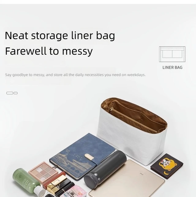 Organizer Insert For Speedy25 30 Totes Bag Waterproof Storage Bag Purse Insert Handbag Liner Bags Accessories