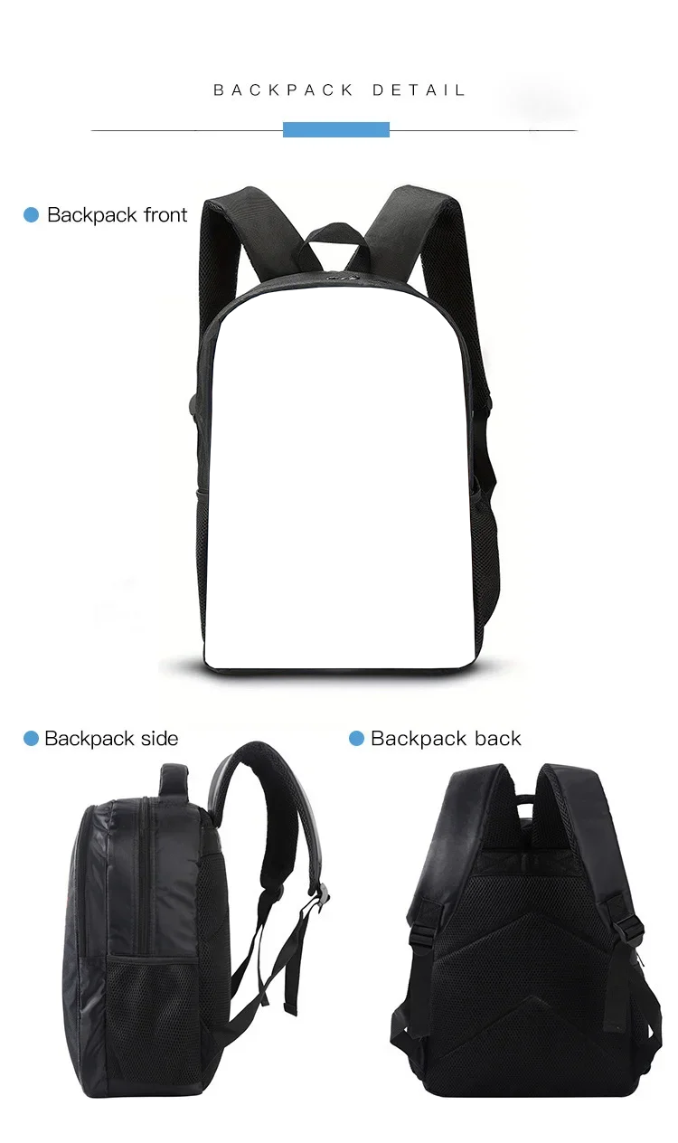 Football Ronaldos Backpack Student 3D Cr7 Printing 16inch School Bags Boy Man Outdoor Sports Rucksack Large Travel Knapsack Gift