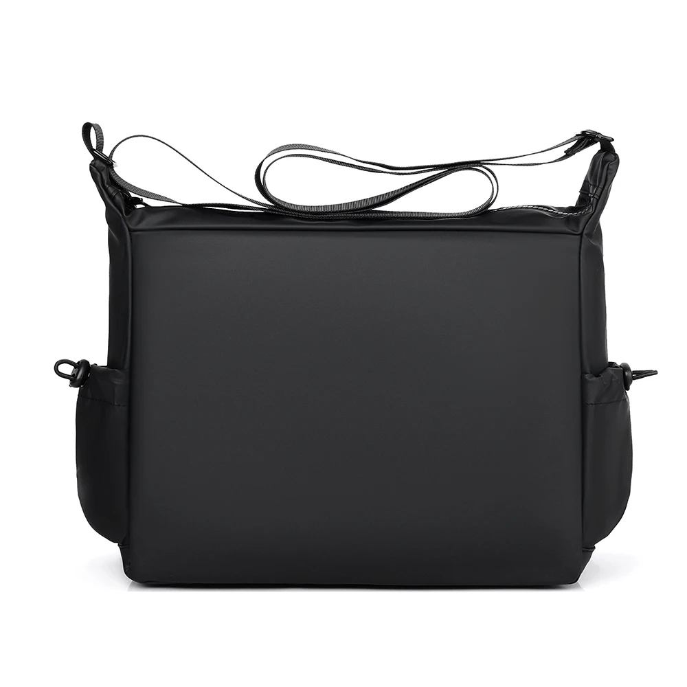 Fashionable Men's Shoulder Bag Multi Layer Mailman Bag Business Travel Crossbody Bag Suitable for Daily Commuting Business