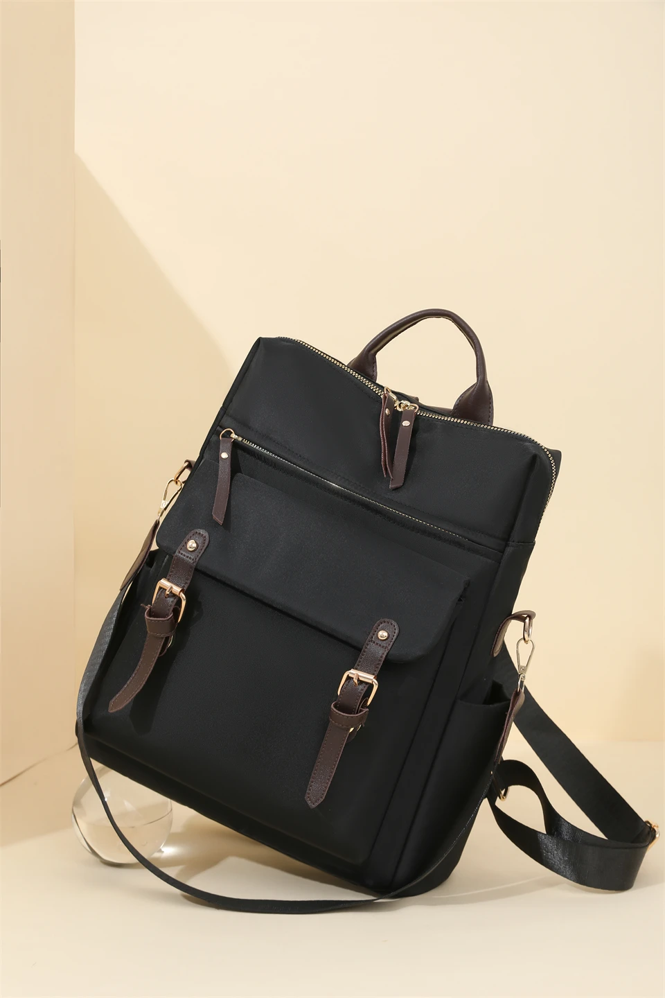 Fashion Rucksack Women Shoulder Bag High Quality Waterproof Nylon Back Pack Purse Large Capacity Backpack for College Students