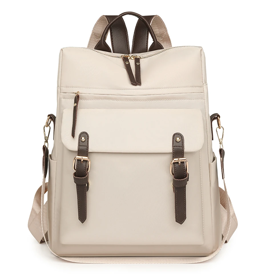 Fashion Rucksack Women Shoulder Bag High Quality Waterproof Nylon Back Pack Purse Large Capacity Backpack for College Students