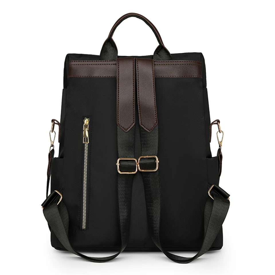 Fashion Rucksack Women Shoulder Bag High Quality Waterproof Nylon Back Pack Purse Large Capacity Backpack for College Students