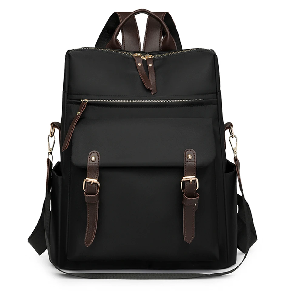 Fashion Rucksack Women Shoulder Bag High Quality Waterproof Nylon Back Pack Purse Large Capacity Backpack for College Students