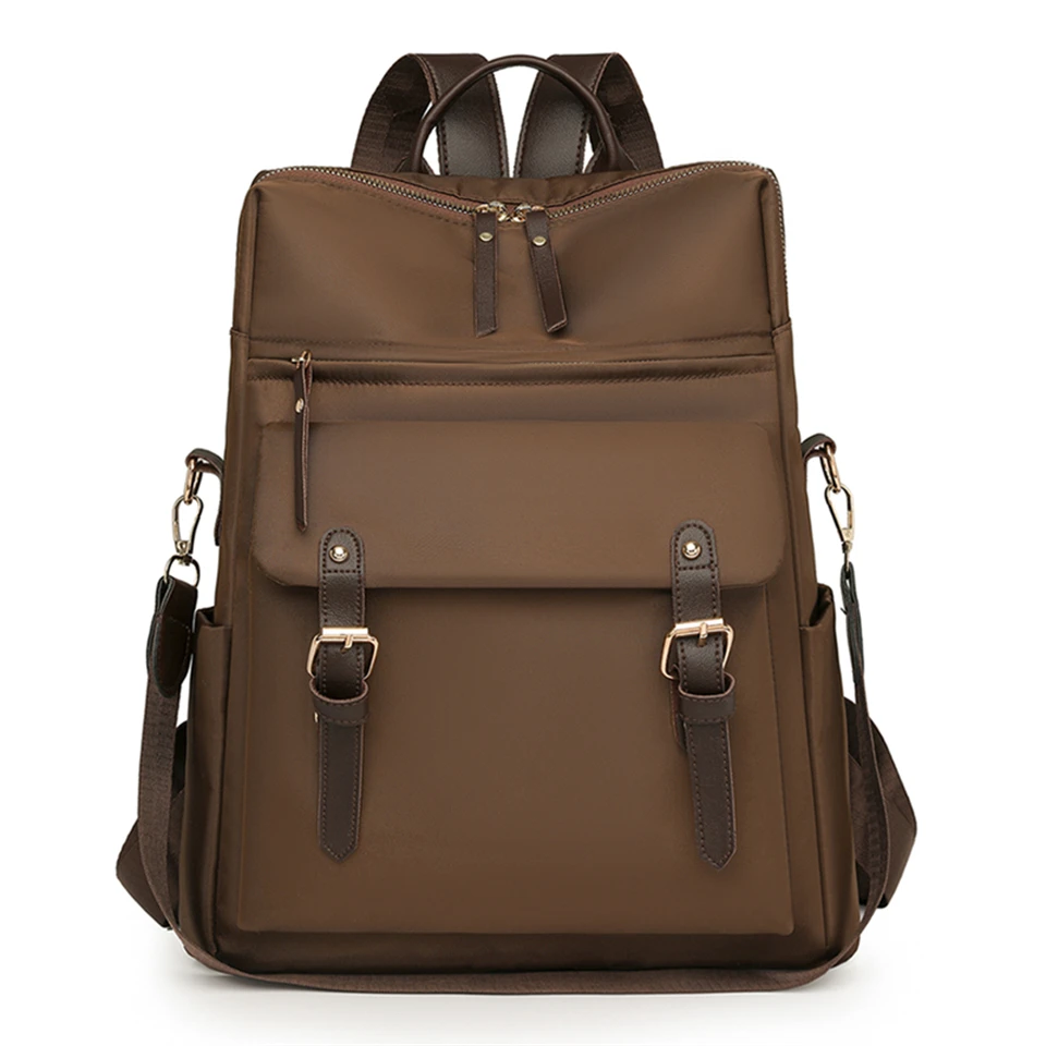 Fashion Rucksack Women Shoulder Bag High Quality Waterproof Nylon Back Pack Purse Large Capacity Backpack for College Students
