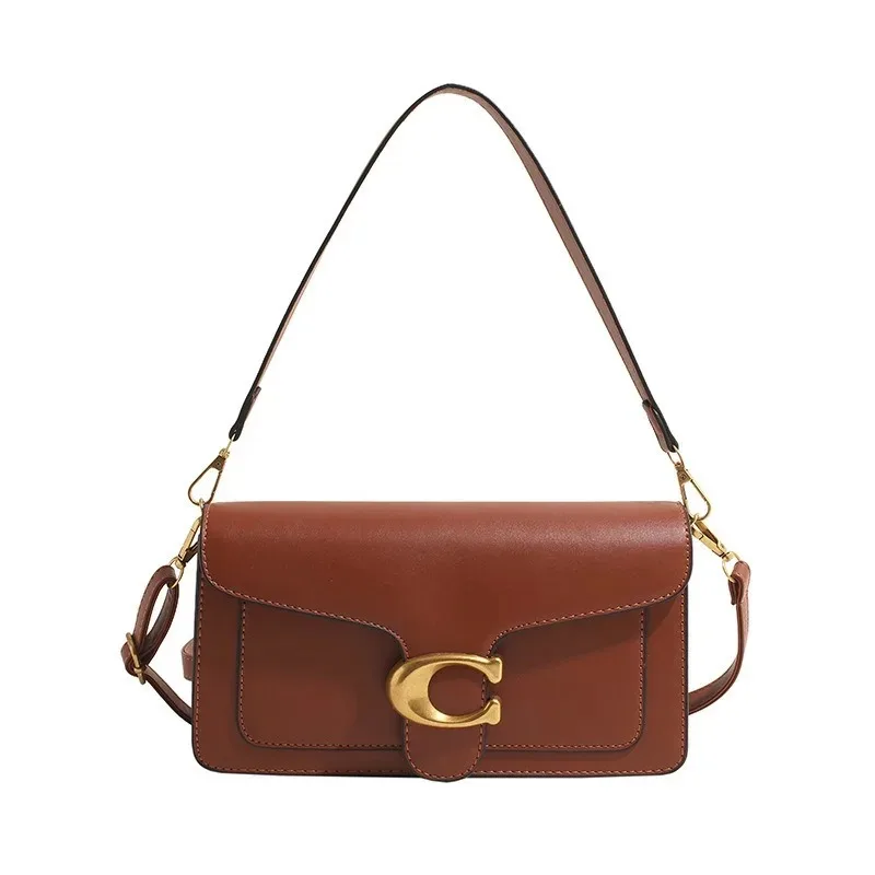2026 New Arrival Ladies Small Square Handbag, Premium Texture Solid Color Multi‑Pocket Shoulder Purse for Daily Commuter